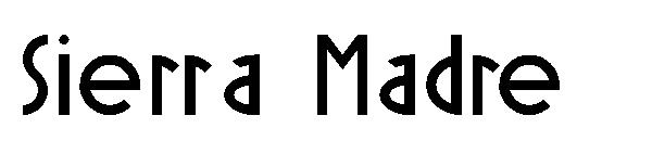 Sierra Madre字体