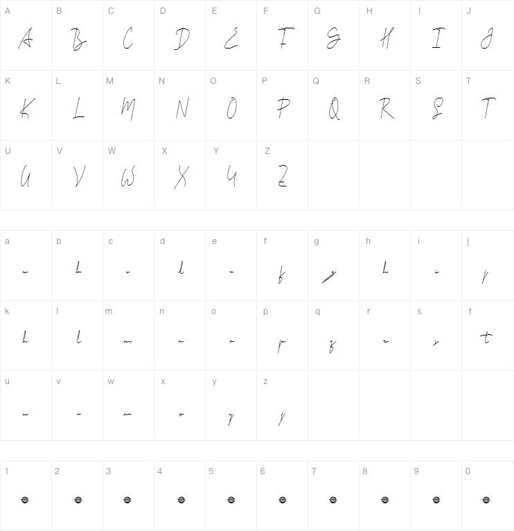 Signatory字体