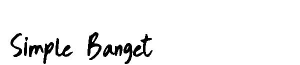 Simple Banget字体