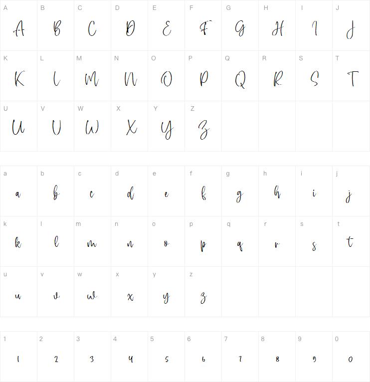 Singaparna Script字体