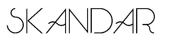 Skandar字体