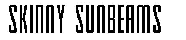Skinny Sunbeams字体