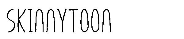 Skinnytoon字体