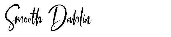 Smooth Dahlia字体