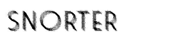 SNORTER字体
