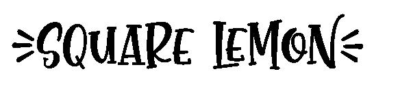 SQUARE LEMON字体