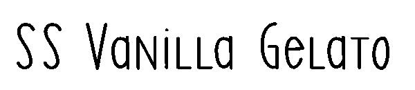 SS Vanilla Gelato字体