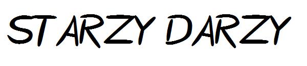 Starzy Darzy字体