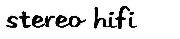 Stereo Hifi字体