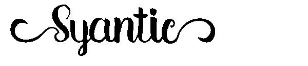 Syantic字体