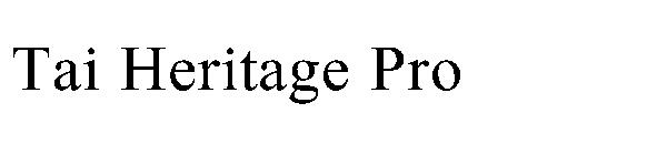 Tai Heritage Pro字体