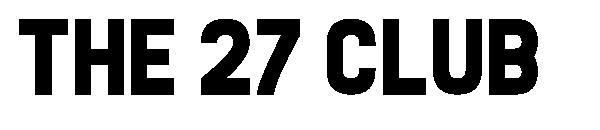The 27 Club字体