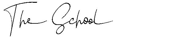 The School字体