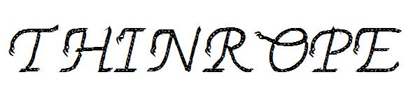 THINROPE字体