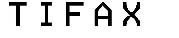 TIFAX字体