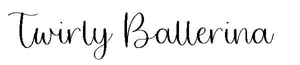 Twirly Ballerina字体