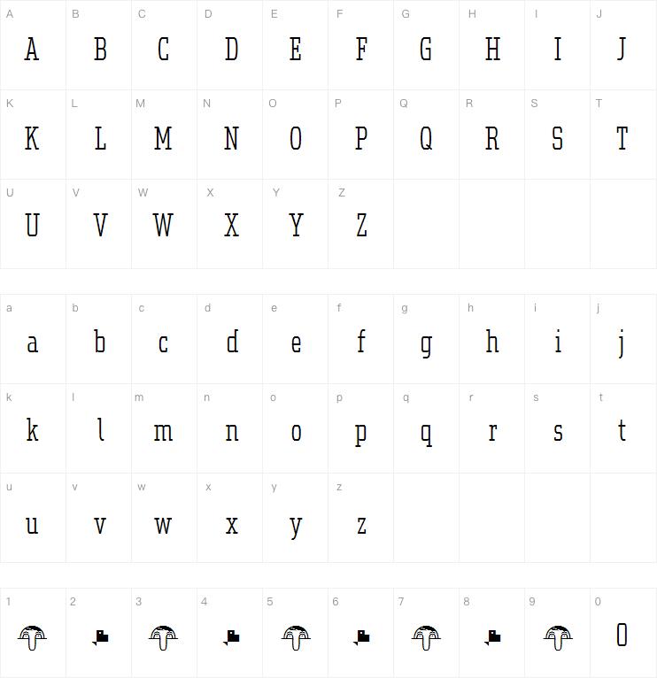 Uchrony Slab Serif字体