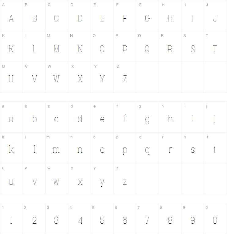 Vacer Serif字体