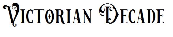 Victorian Decade字体