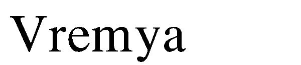 Vremya字体