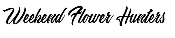 Weekend Flower Hunters字体