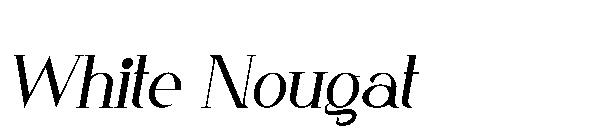 White Nougat字体