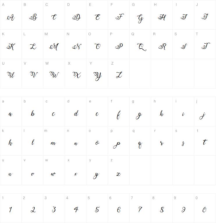Winter Calligraphy字体