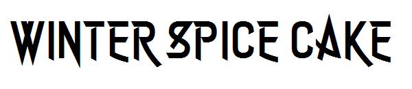 Winter Spice Cake字体