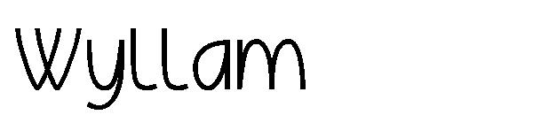 Wyllam字体