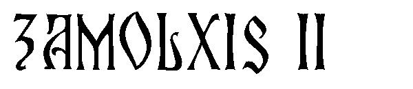 Zamolxis II字体