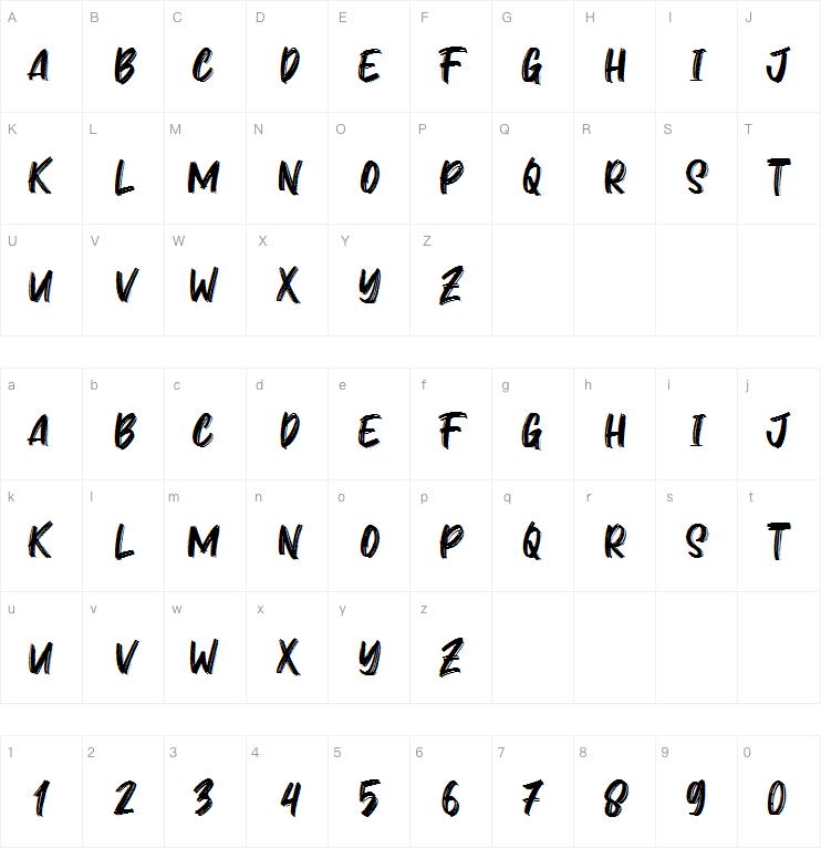 Zidan字体
