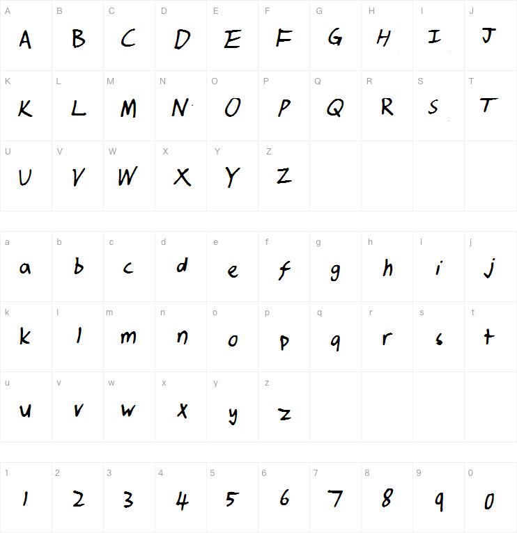 ZXScript字体