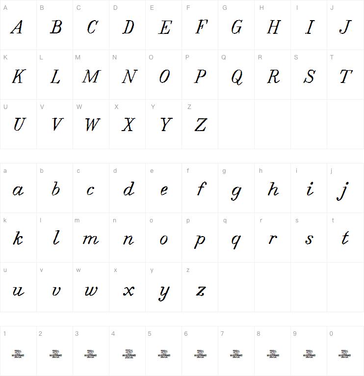Forward serif字体