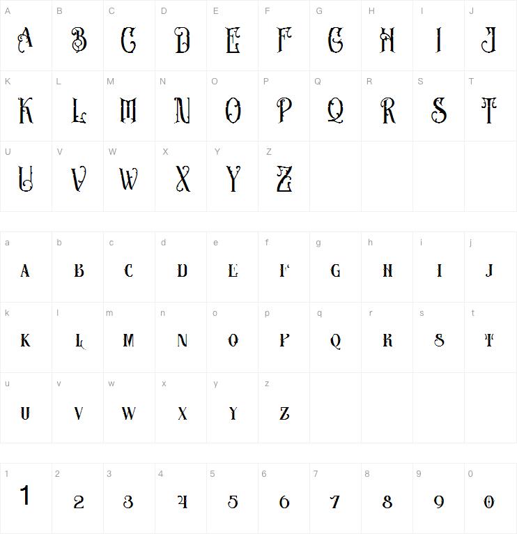 Brometalic字体