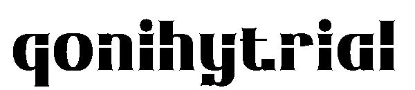 Qonihytrial字体