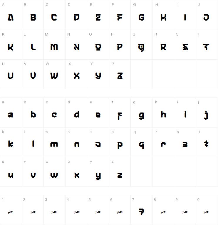 Sazon etrial字体