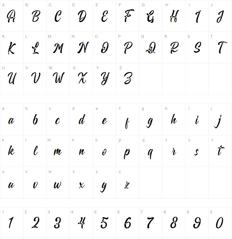 Blothia字体