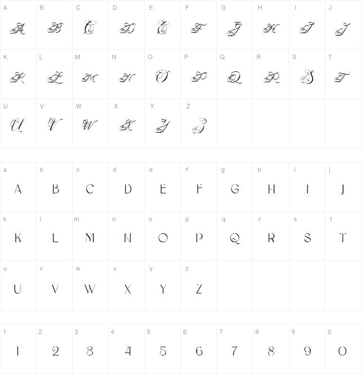 Flece display字体