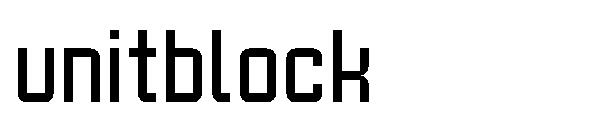 Unitblock字体