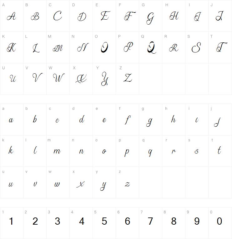 Alvenda字体