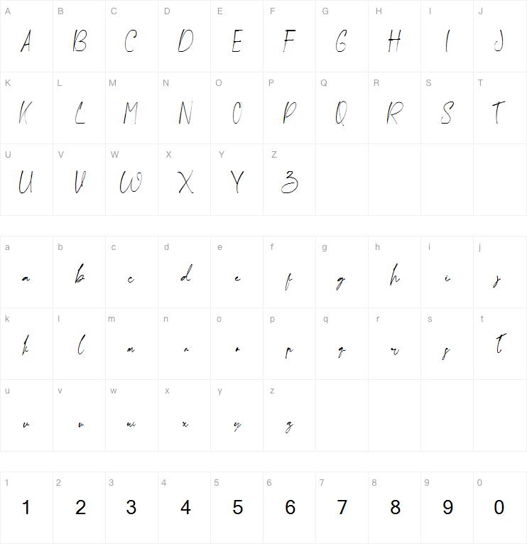 Ballpoint letter字体