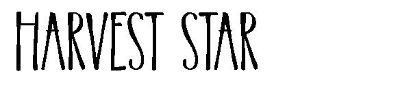 Harvest star字体
