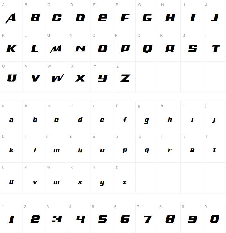 Airmillhouseitalic字体
