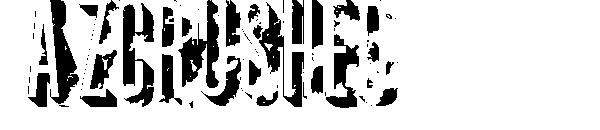 Azcrushed字体