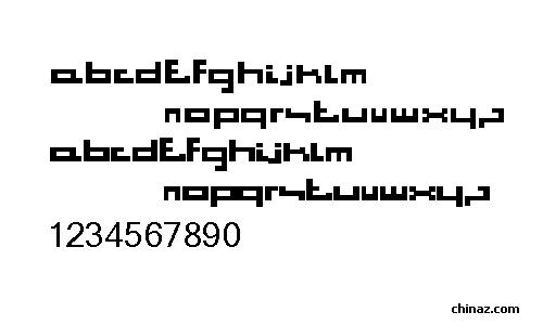 Bitstorm square字体