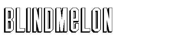 Blindmelon字体