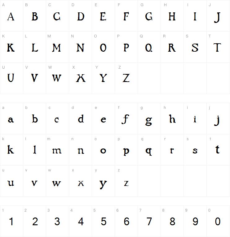 Buccaneer Regular字体