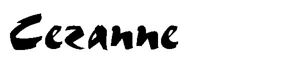 Cezanne字体