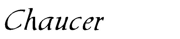 Chaucer字体