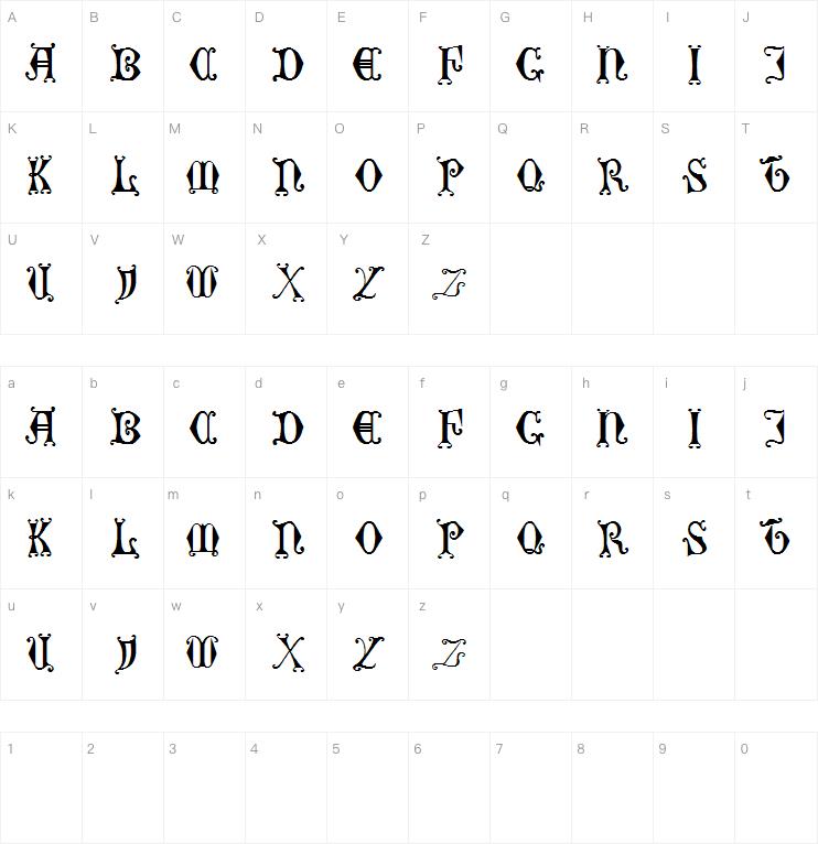Curledserif字体